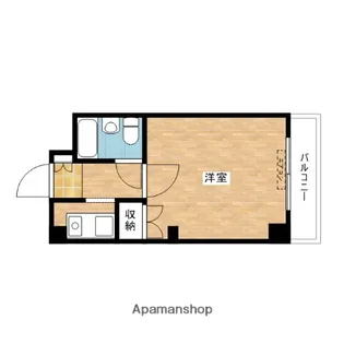MFシティビル【403号室】の間取り