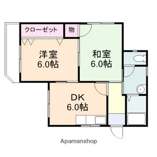 エスポワール豊田【2-S号室】の間取り