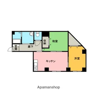 ブエナビスタ紀の川Ⅱ【508号室】の間取り