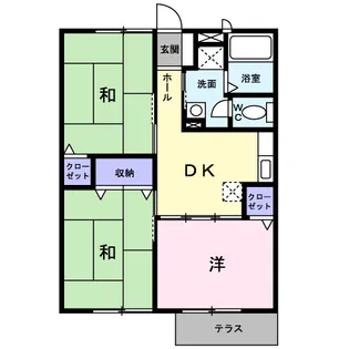 フェーラクーボ【102号室】の間取り