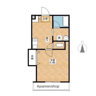 レモンハイツ【108号室】の間取り