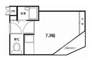 ラピュタ牧野阪【4階】の間取り