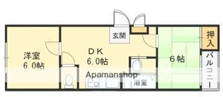 大阪府守口市東光町1丁目【マンション】の間取り