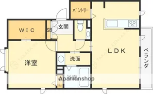 DAIKENN武庫之荘Ⅱ ヴェストG【2階】の間取り