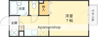 ハイツサニーコート【1階】の間取り