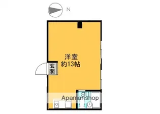 ブードワール【56号室】の間取り