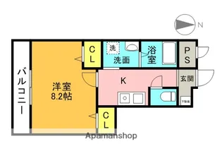 ABELIA【3階】の間取り