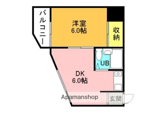 ベルコーポ【302号室】の間取り