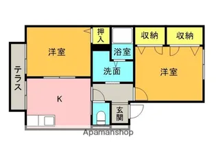 パストラル23【102号室】の間取り