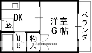 ウェルシィー氷室【206号室】の間取り