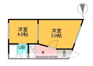 マルミマンション【3階】の間取り