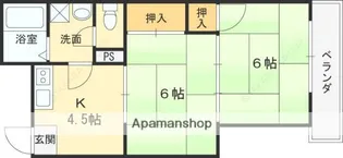 第12プロビナンス村橋【2階】の間取り