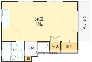 千代田ハイツ【202号室】の間取り