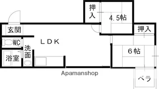 ヴィラアロー【3階】の間取り