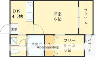 FLORAS.E.12TH【2階】の間取り