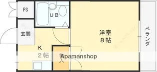 アンフィニィ・芥川【3階】の間取り