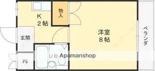 アンフィニィ・芥川【312号室】の間取り