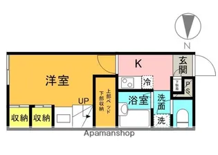 ピア高槻【105号室】の間取り