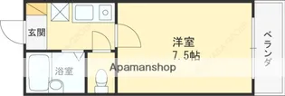 ウェルシーコート高槻【1003号室】の間取り