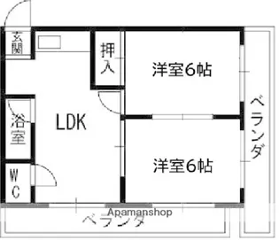 プレアール高槻春日【2階】の間取り
