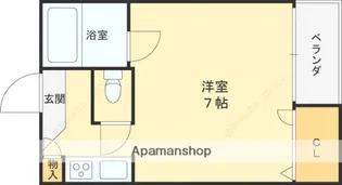 北園マンション【202号室】の間取り