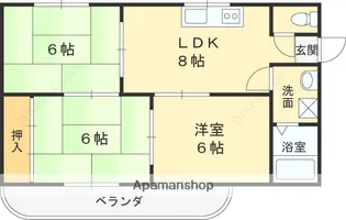 ジョリメゾン【3階】の間取り