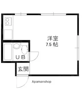 UT安中【101号室】の間取り