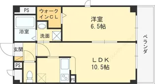 アンプルール フェール ベレーザ【3階】の間取り