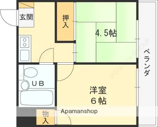 フラットピア88【217号室】の間取り