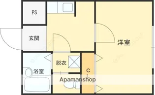 フラットピア88【4階】の間取り
