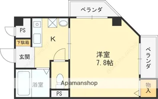 サンフォレスト【206号室】の間取り