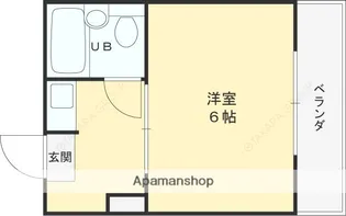 第2高槻ハイム【2階】の間取り