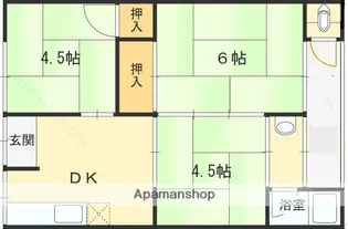 阪口文化【203号室】の間取り