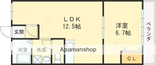大原マンション【2階】の間取り