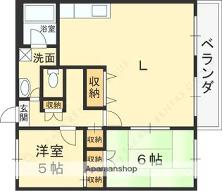 ヴァンベール玉川【3階】の間取り