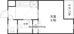 1Rの間取り画像