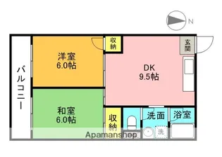 光庸ハウス【301号室】の間取り