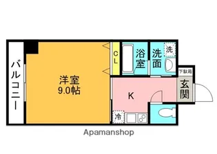 協同レジデンス摂津富田【3階】の間取り