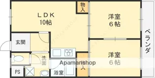 プラドビル【302号室】の間取り
