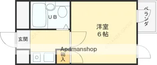 ダイユウレストハウス芥川【2階】の間取り