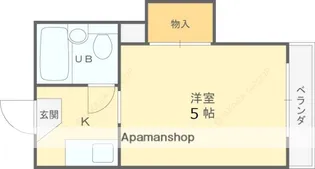 フラットK【201号室】の間取り