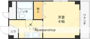 ヨスミイーストハイツ【3階】の間取り