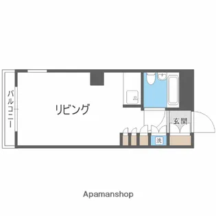 ハッピーコート塚口駅前【4階】の間取り