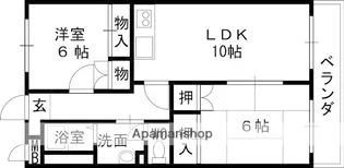 メゾン千代田【3階】の間取り