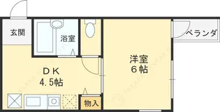グレース城北【1階】の間取り