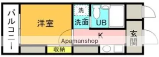 アンフィニィ西町【207号室】の間取り