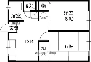サニーハイツ【2階】の間取り