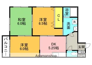 メゾンクレール【1階】の間取り