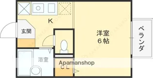 クレールタカシマ【1階】の間取り