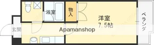 真上ウエストコート【3階】の間取り